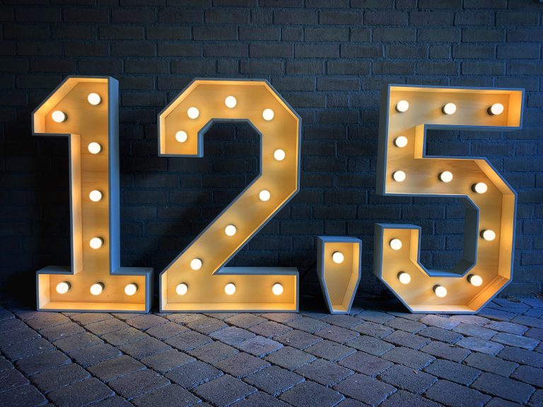 LED Cijfers Lamp Nummer Verlichte Cijfers 30e Verjaardagsfeest